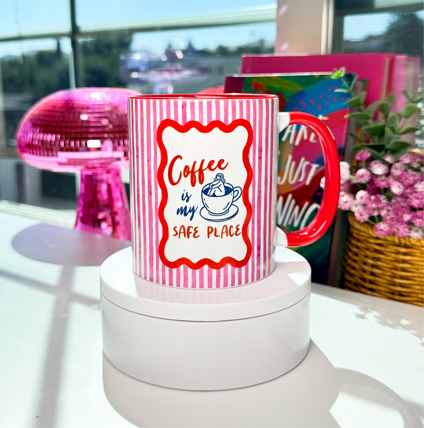 Coffee Is My Safe Place Mug