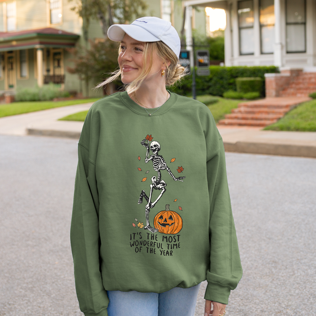 Skeleton Dance Sweatshirt β The Most Wonderful Time ππ