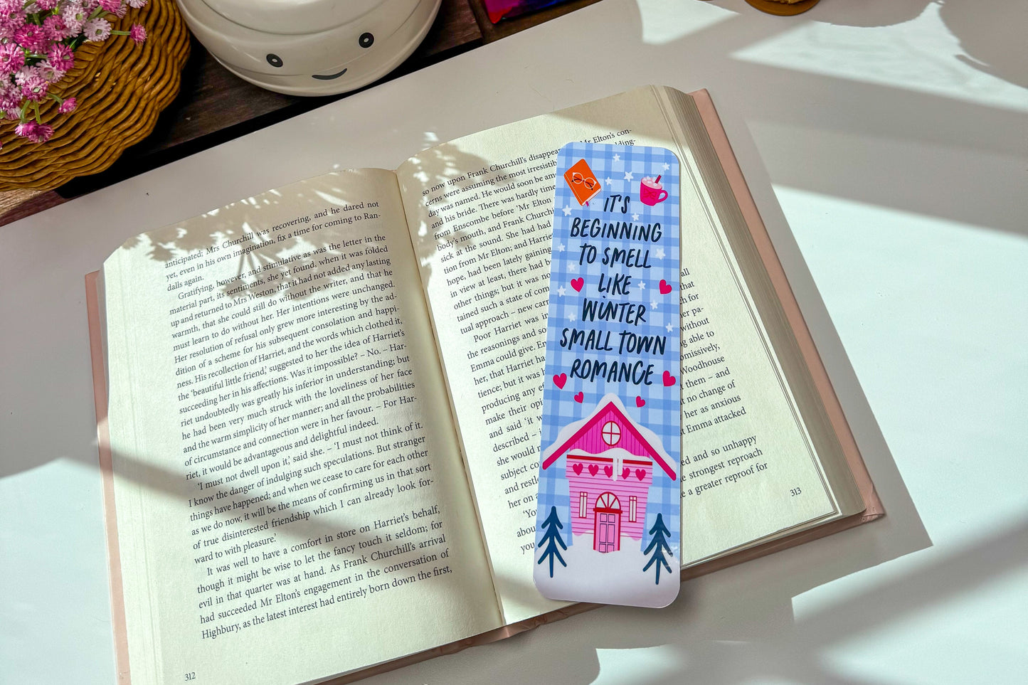 Winter Romance Bookmark