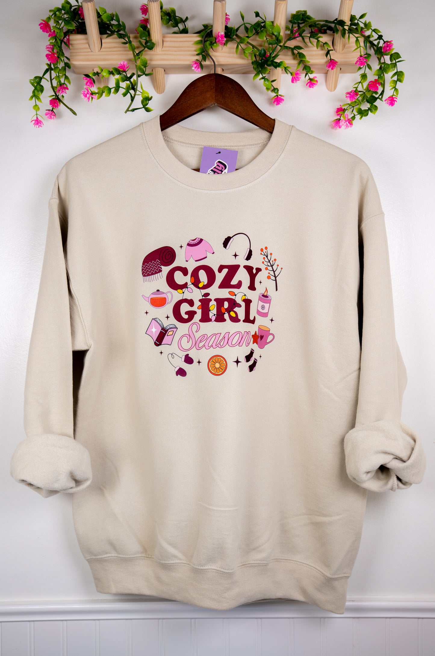 Cozy Girl Season Sweatshirt – Fall Aesthetic Vibes