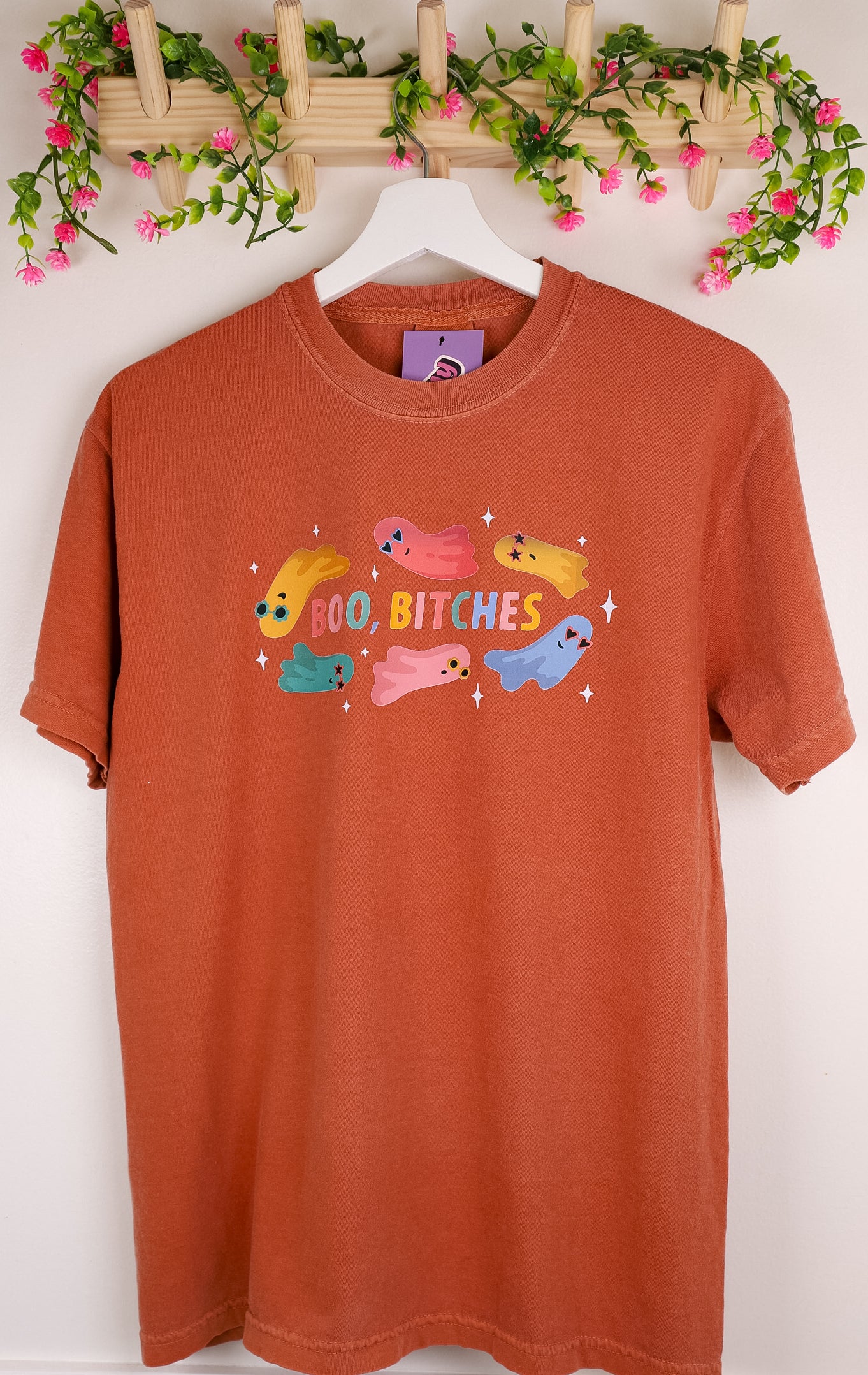 BOO, BITCHES Tee – Halloween Ghosts