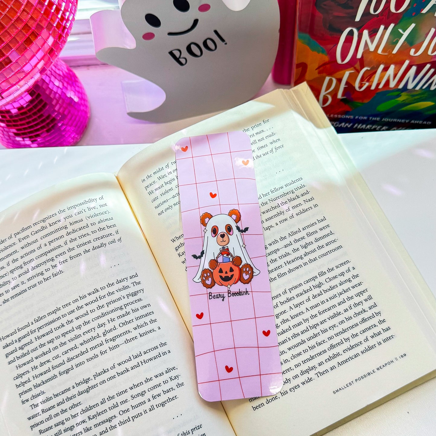 π»π Beary Boo Bookmark β Cute Halloween Edition