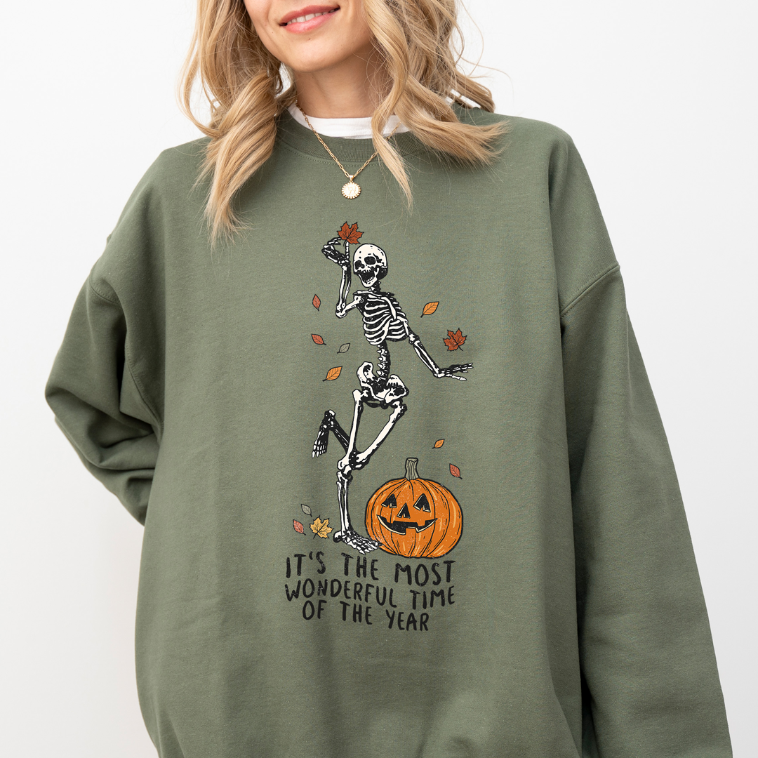 Skeleton Dance Sweatshirt β The Most Wonderful Time ππ
