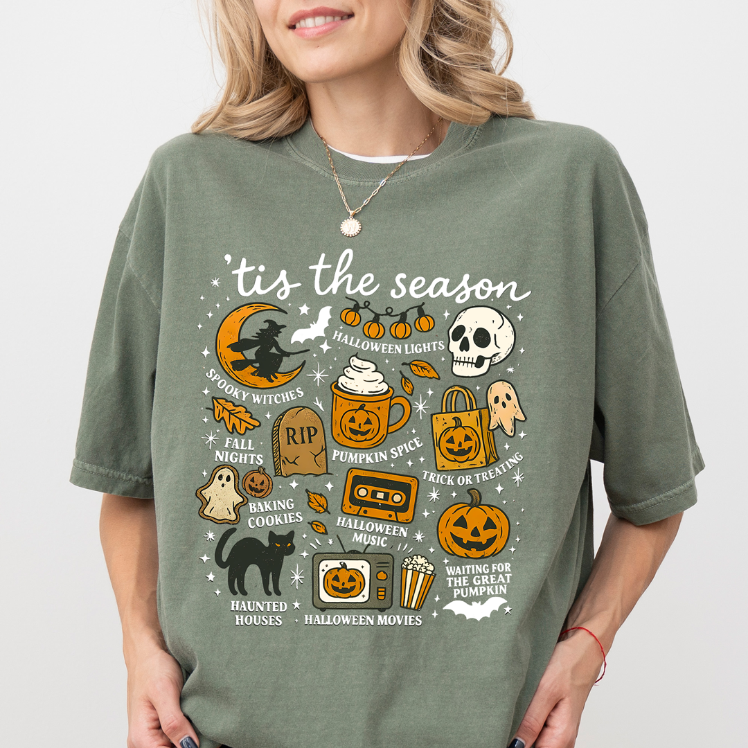 ‘Tis the Season Halloween T-Shirt – Cute & Spooky Fall Vibes