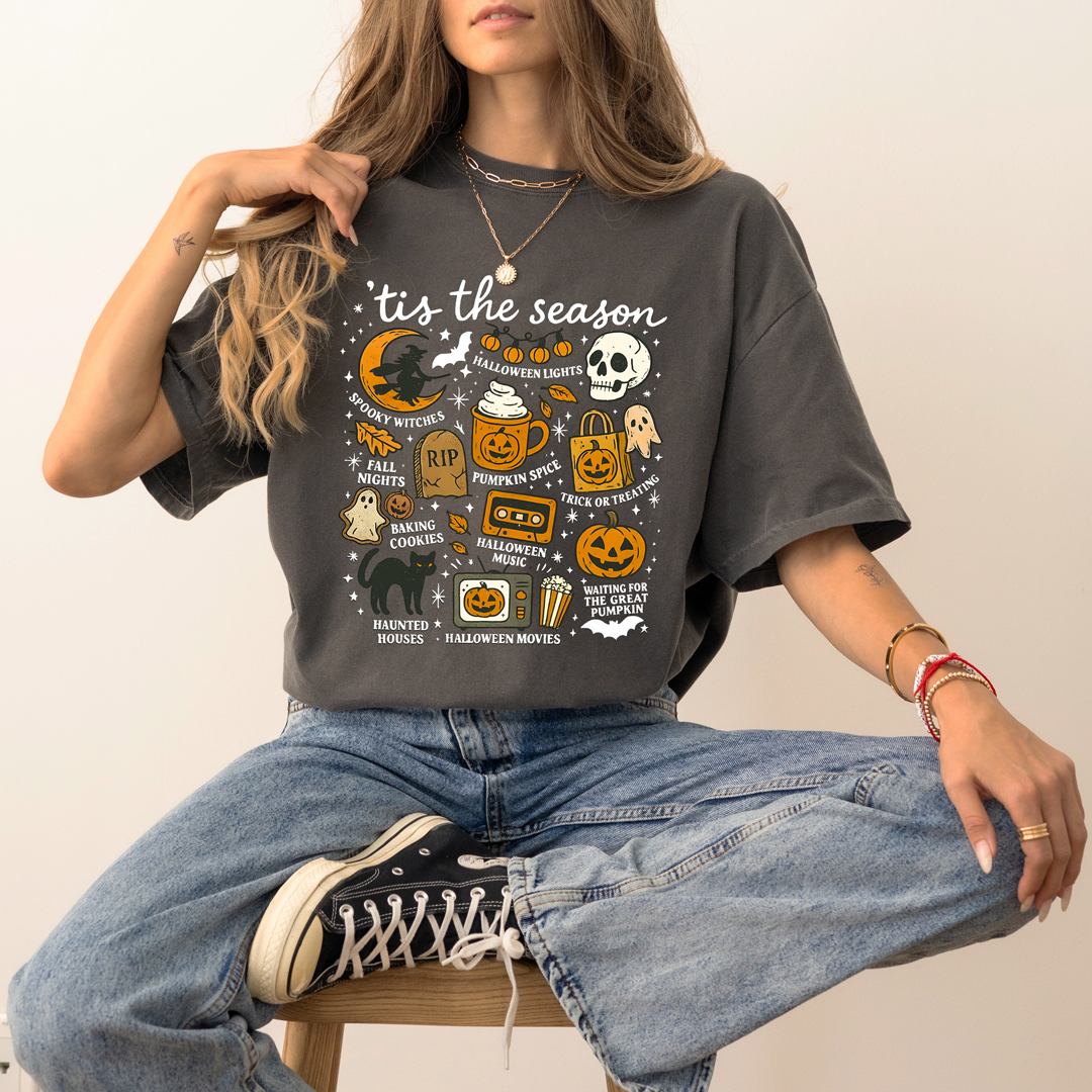 ‘Tis the Season Halloween T-Shirt – Cute & Spooky Fall Vibes