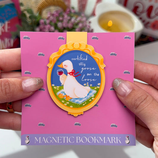 Silly Goose on the Loose – Magnetic Bookmark