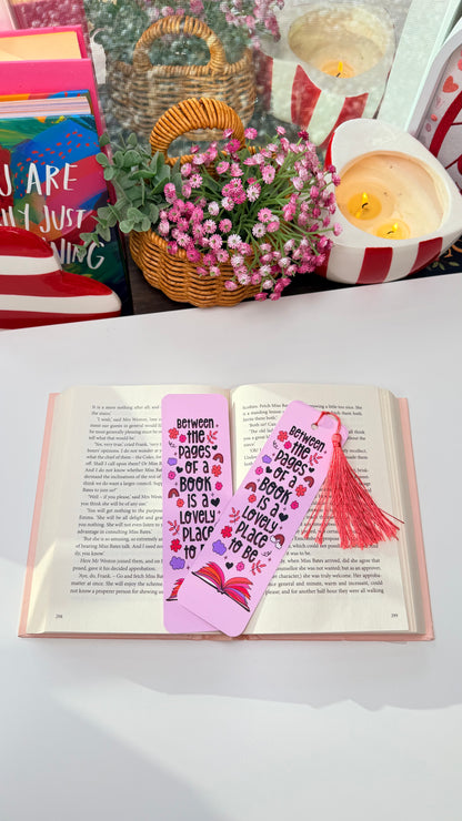 Lovely Place To Be – Lavender Bookmark for Book Lovers