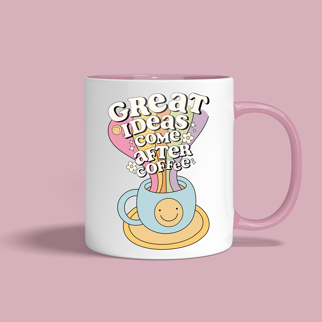 Great Ideas Come After Coffee Mug