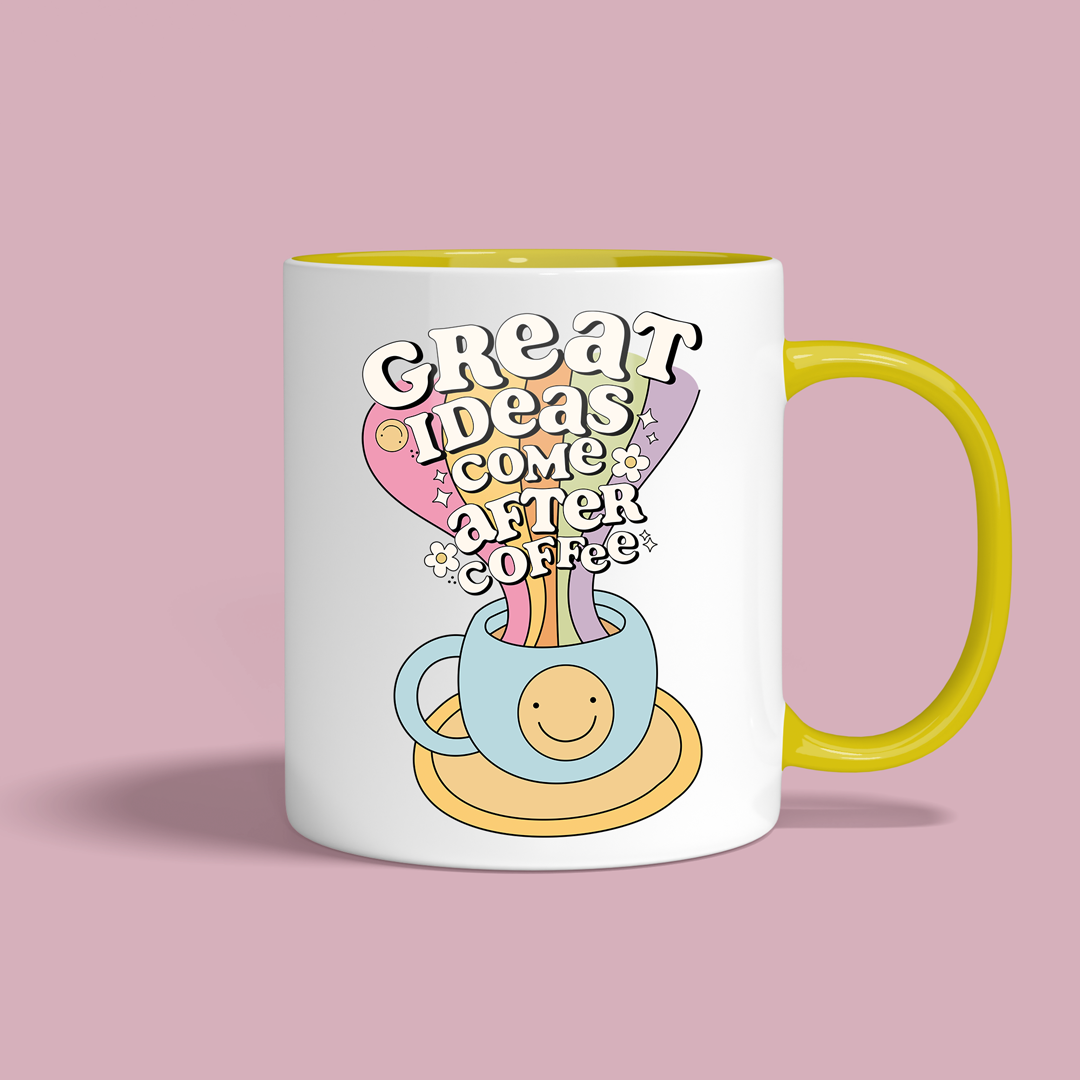 Great Ideas Come After Coffee Mug