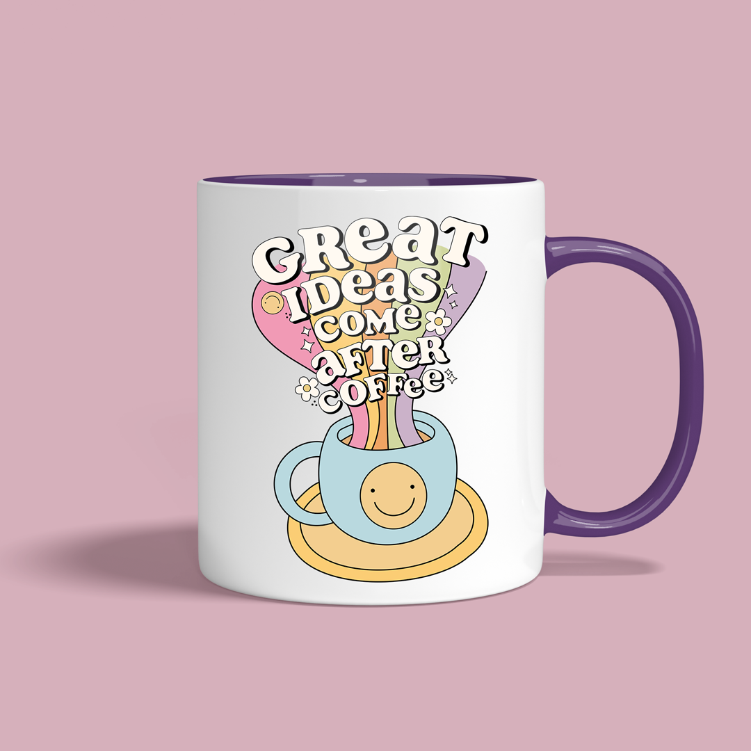 Great Ideas Come After Coffee Mug