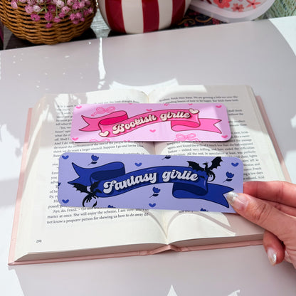Fantasy Girlie & Bookish Girlie Bookmark