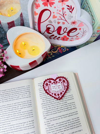 Heart Magnetic Bookmark