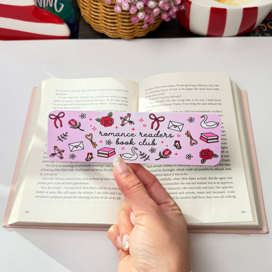 Romance Readers Book Club Bookmark