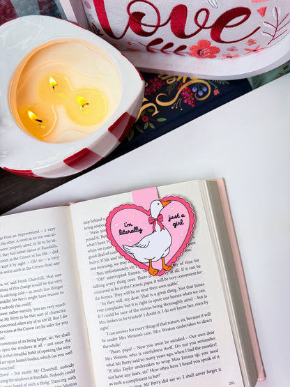 Cute Goose Magnetic Bookmark