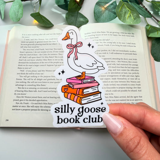 Silly Goose Book Club Sticker