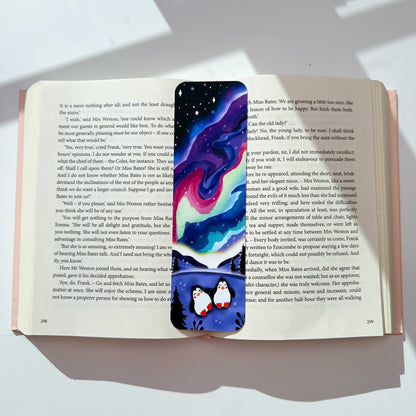 Cozy Northern Lights Bookmark