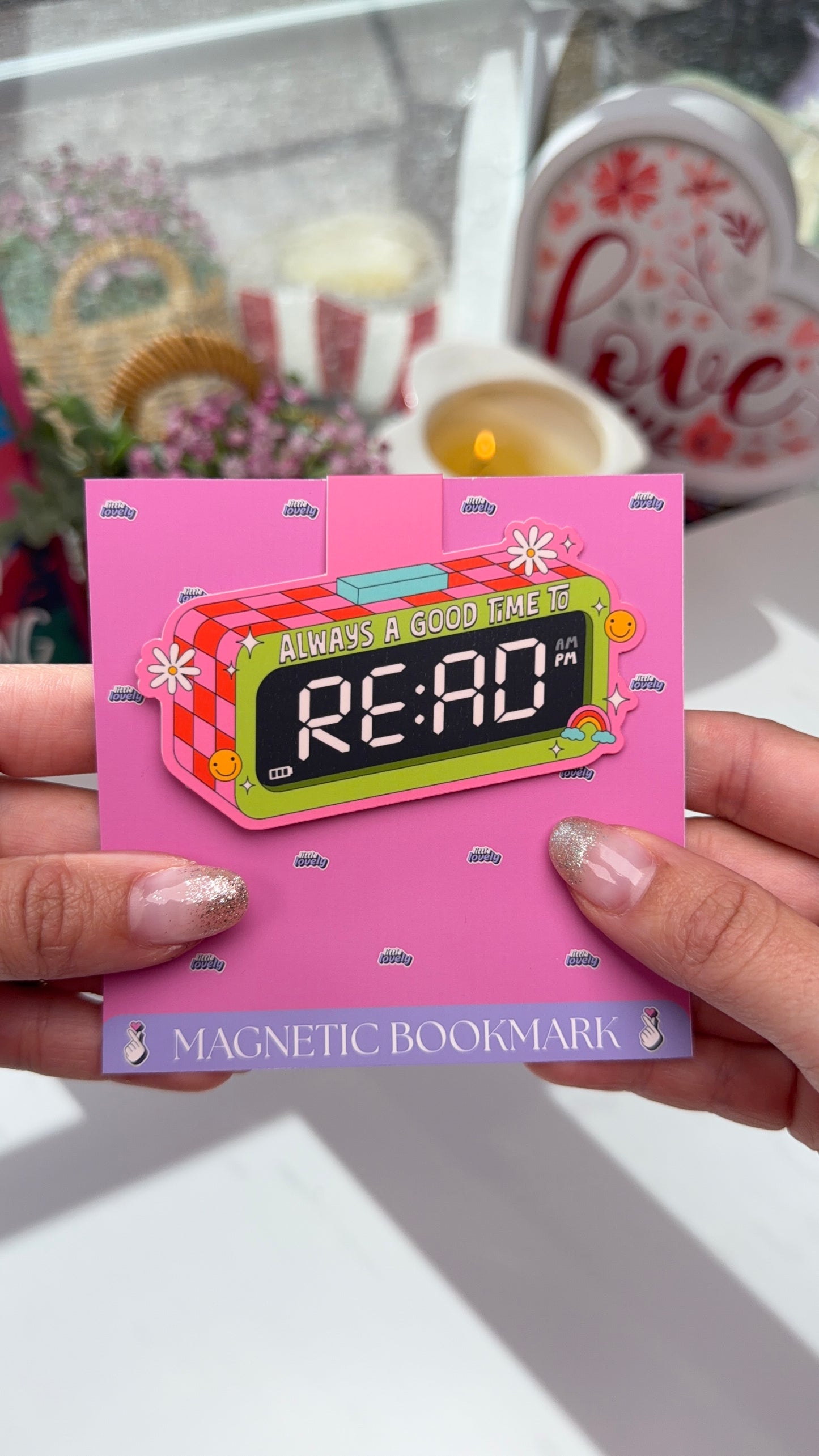 Always a Good Time to Read Magnetic Bookmark