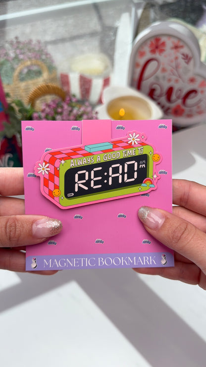 Always a Good Time to Read Magnetic Bookmark