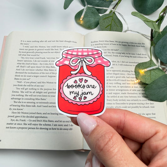 Books Are My Jam Sticker