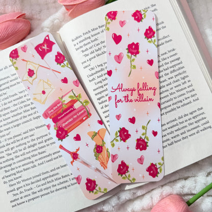Always Falling for the Villain Double Sided Bookmark