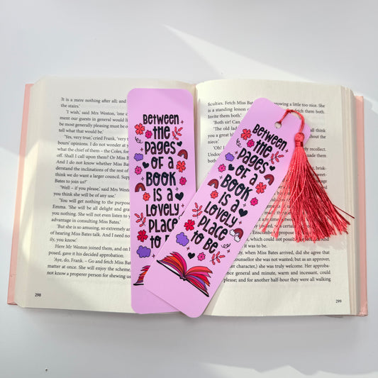 Lovely Place To Be – Lavender Bookmark for Book Lovers