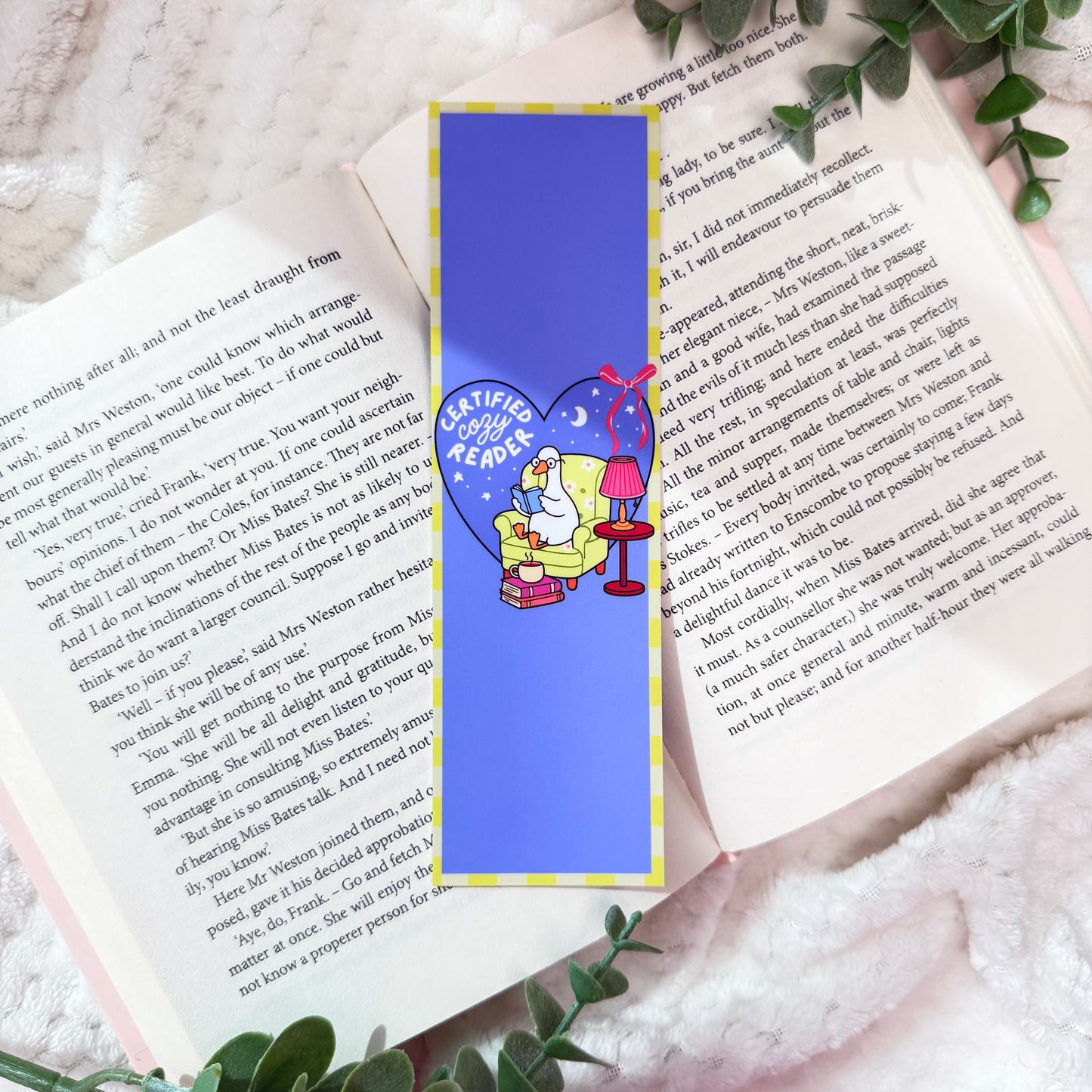 Certified Cozy Reader Bookmark