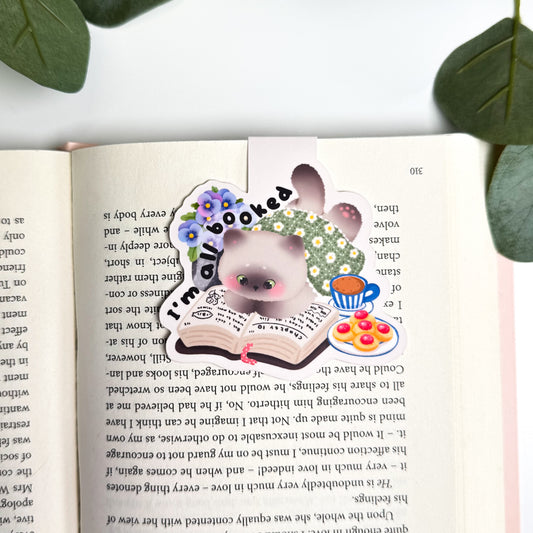 I’m All Booked – Magnetic Bookmark