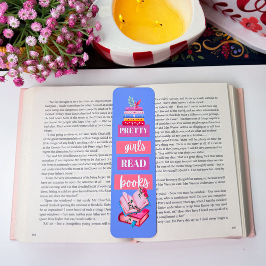 Pretty Girls Read Books Bookmark