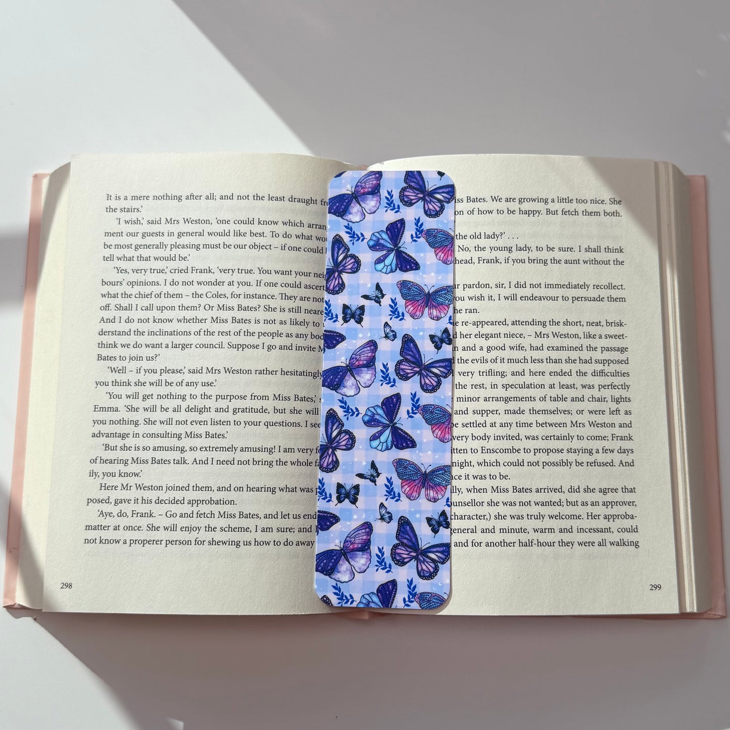 Purple Butterflies Bookmark