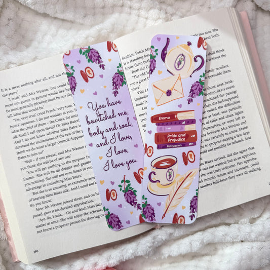 You Have Bewitched Me Double Sided Bookmark