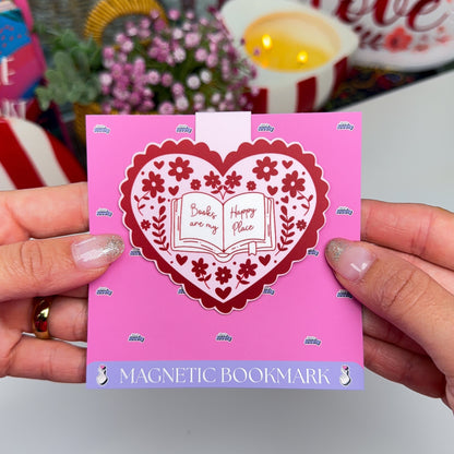 Heart Magnetic Bookmark