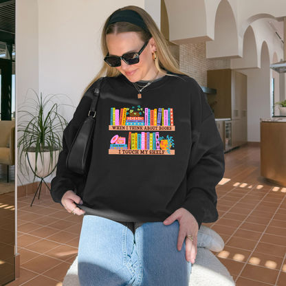 When I Think About Books Sweater