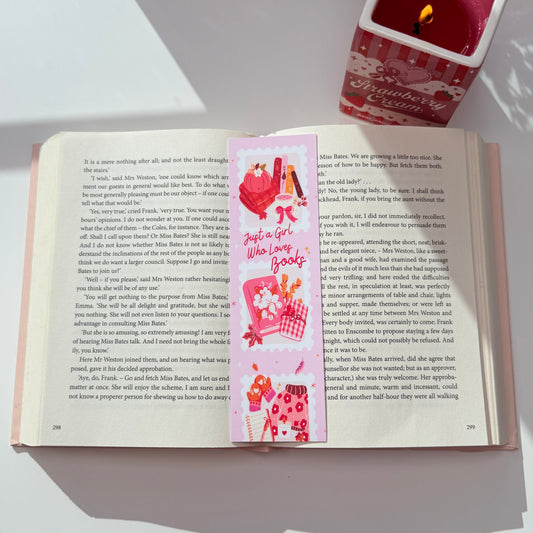 Just a Girl Who Loves Books Bookmark