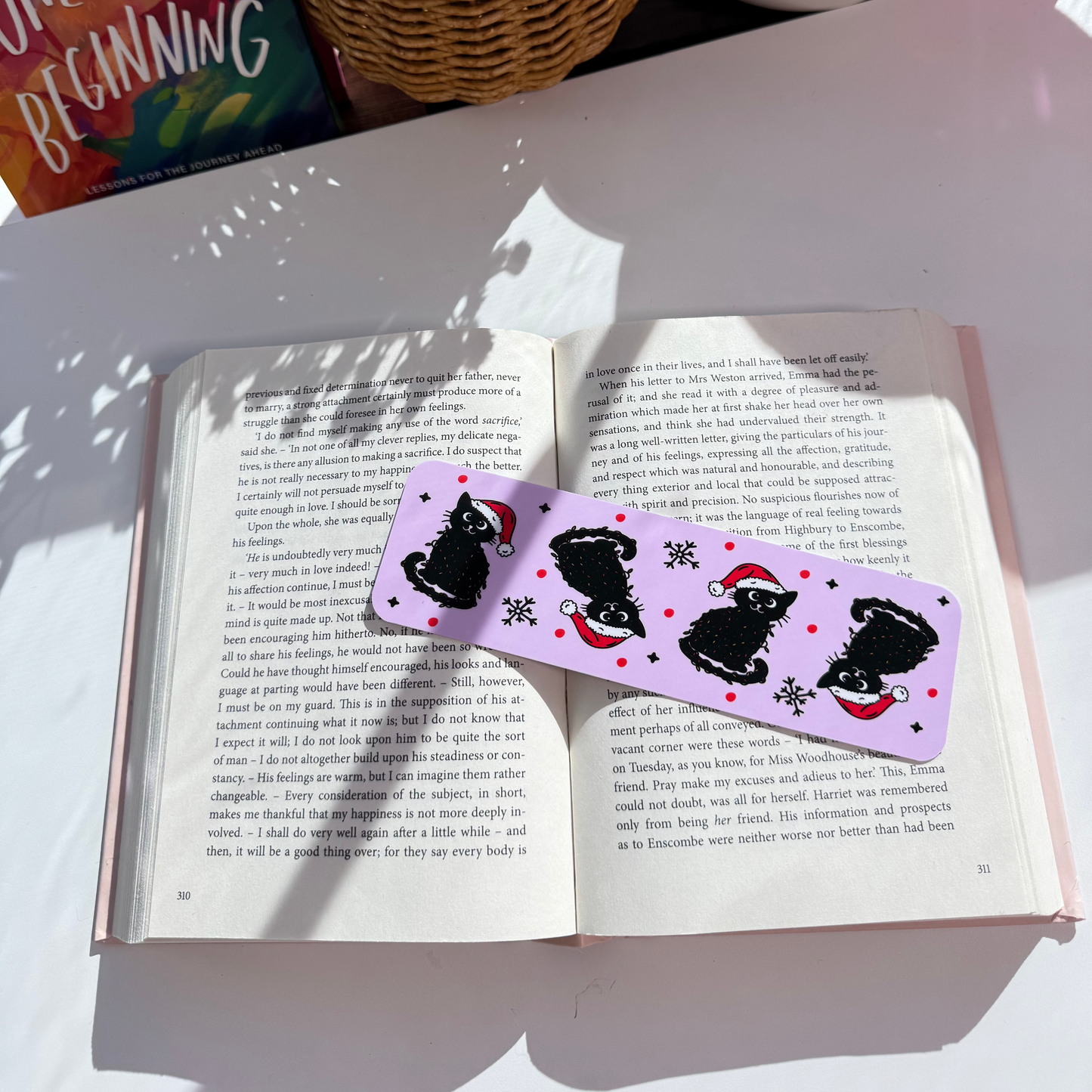 Christmas Cat Bookmark