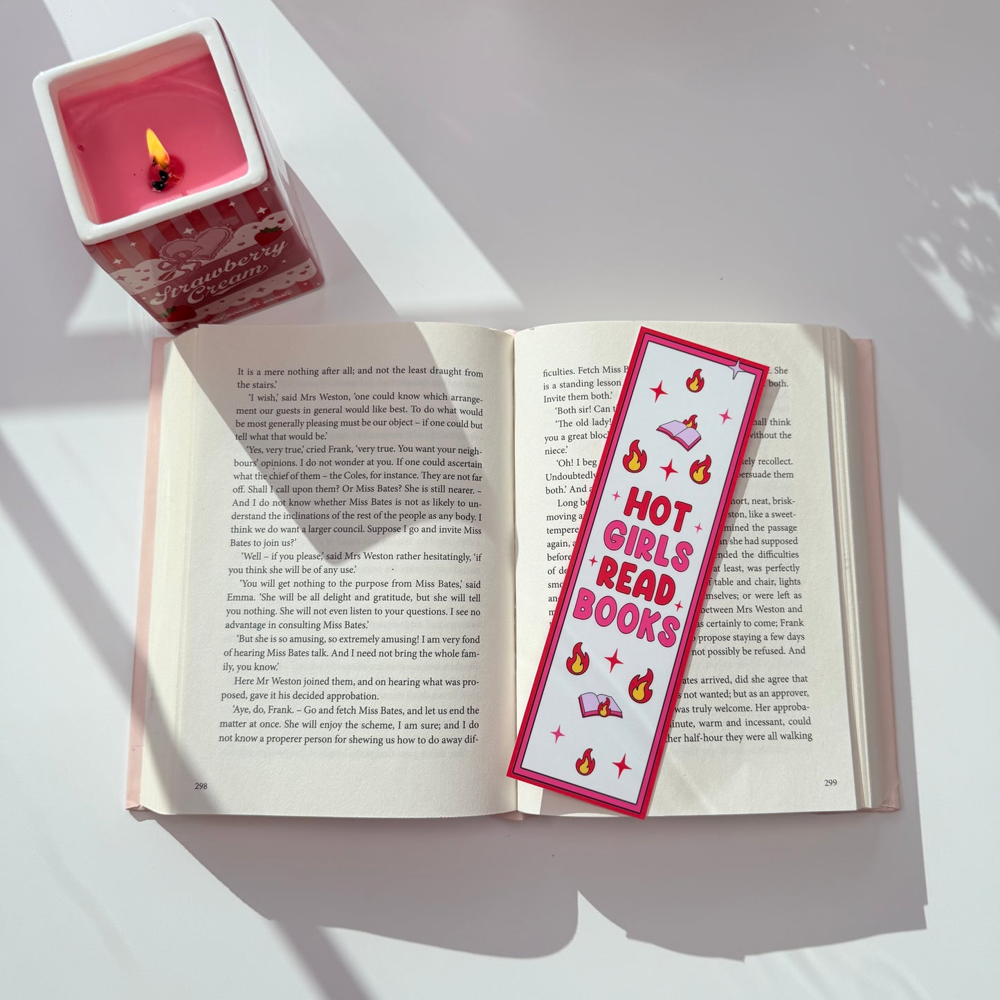 Hot Girls Read Books Bookmark
