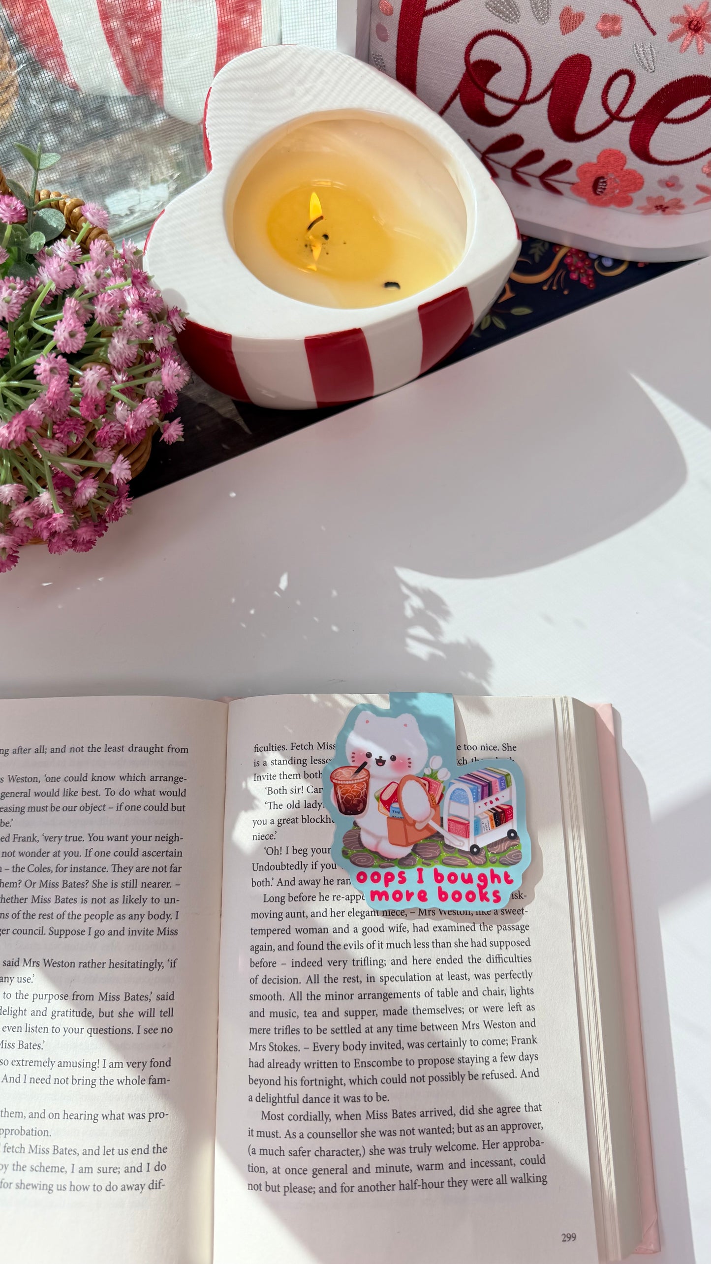 Oops I Bought More Books Magnetic Bookmark