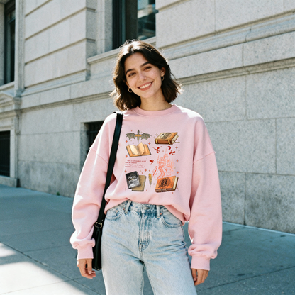 Fantasy Dragons Castle Bookish Sweatshirt