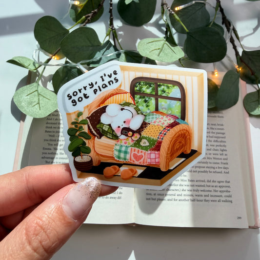 Sorry, I’ve Got Plans Sticker