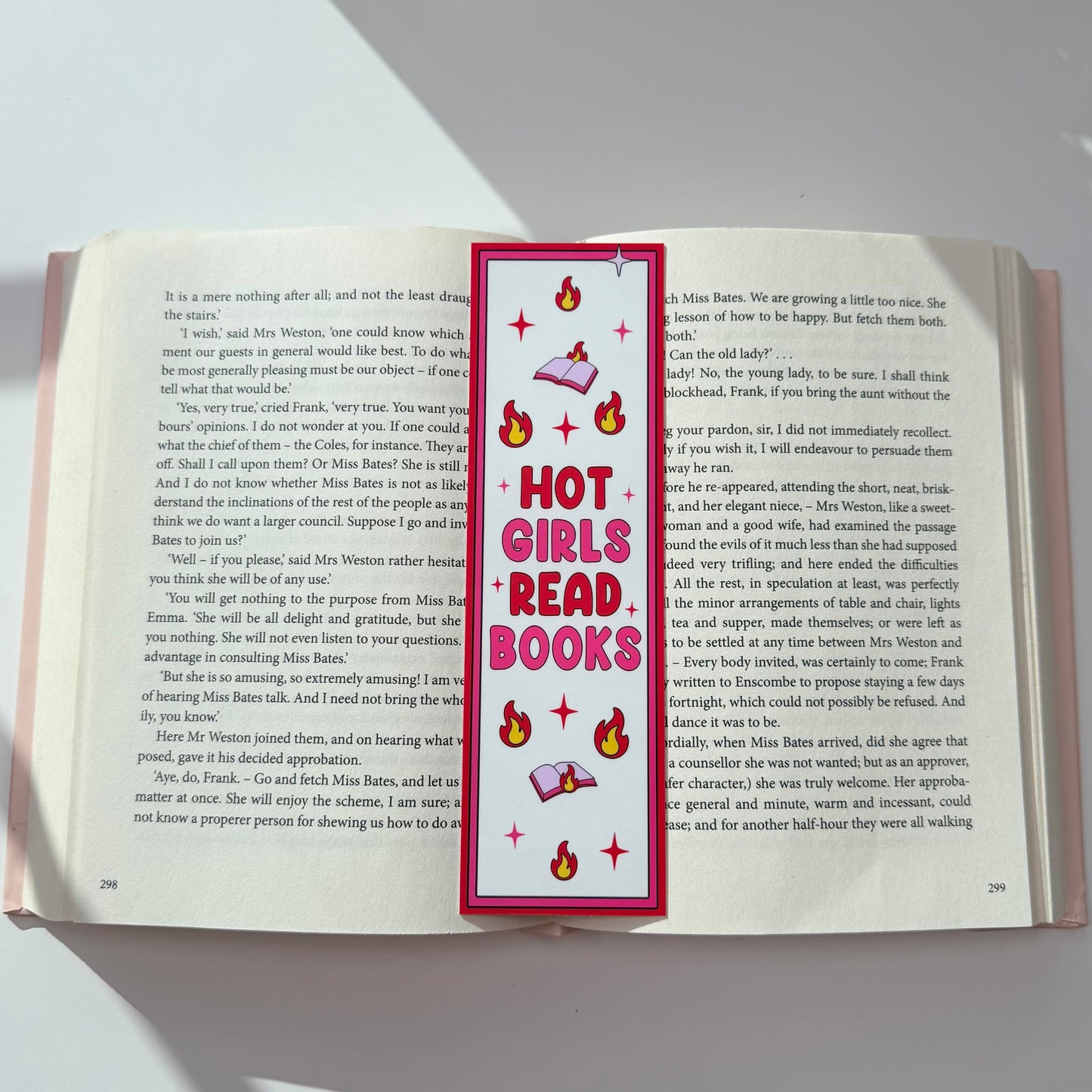 Hot Girls Read Books Bookmark
