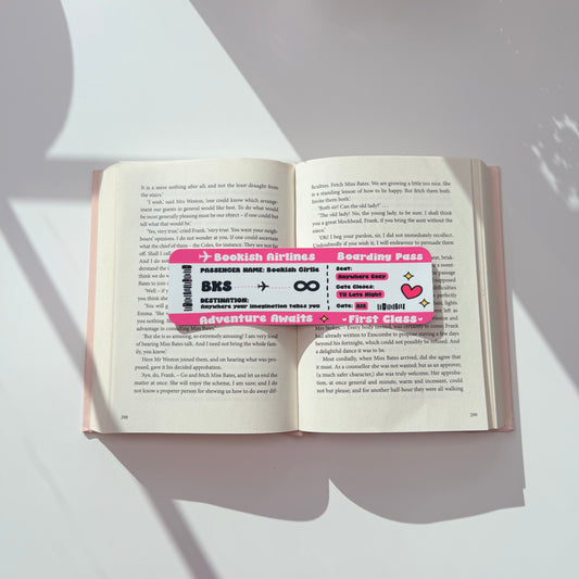 Bookish Boarding Pass