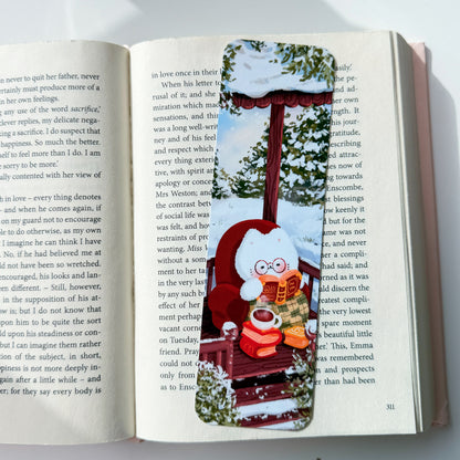 Cozy Winter Reading Bookmark