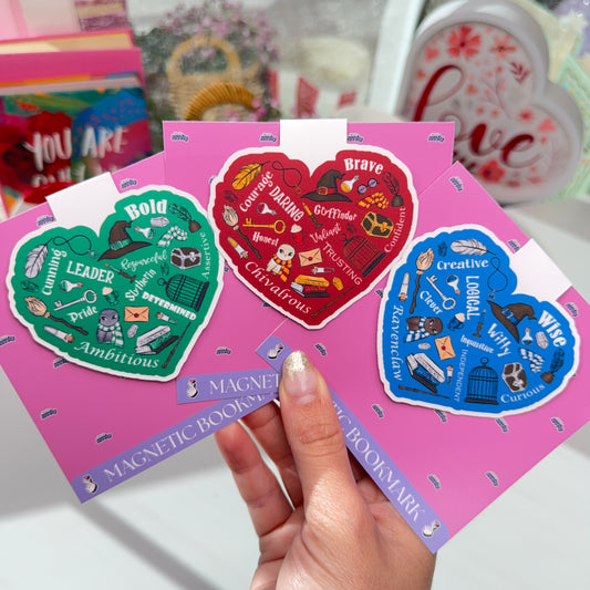 Harry Potter Magnetic Bookmark House Collection