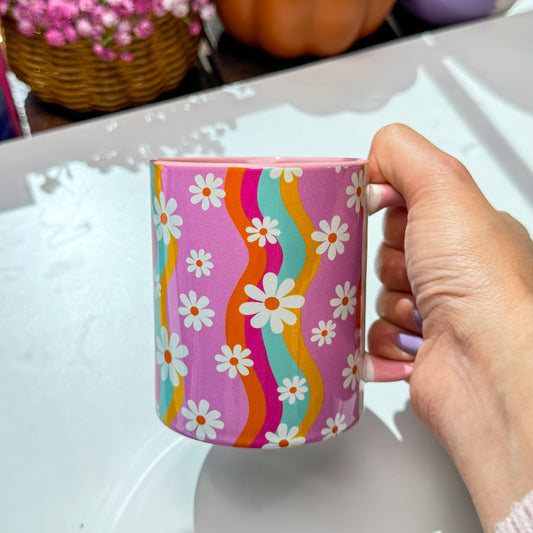 Retro Daisy Mug