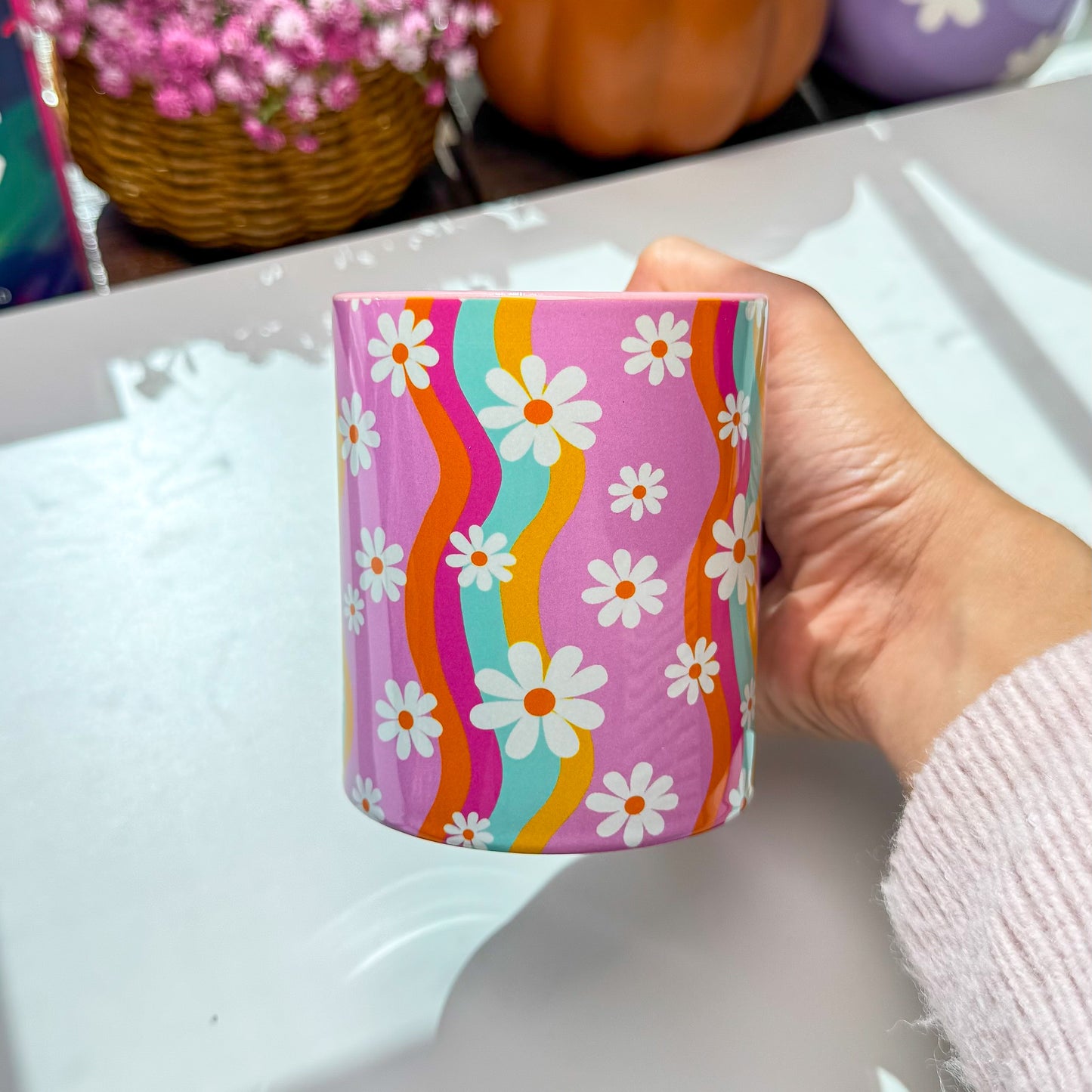 Retro Daisy Mug