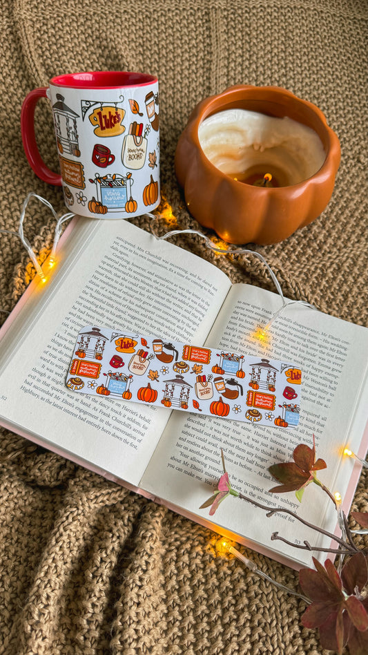 Autumn Cozy Bundle – Mug + Matching Bookmark Gift Set