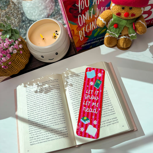 Let It Snow, Let Me Read Bookmark