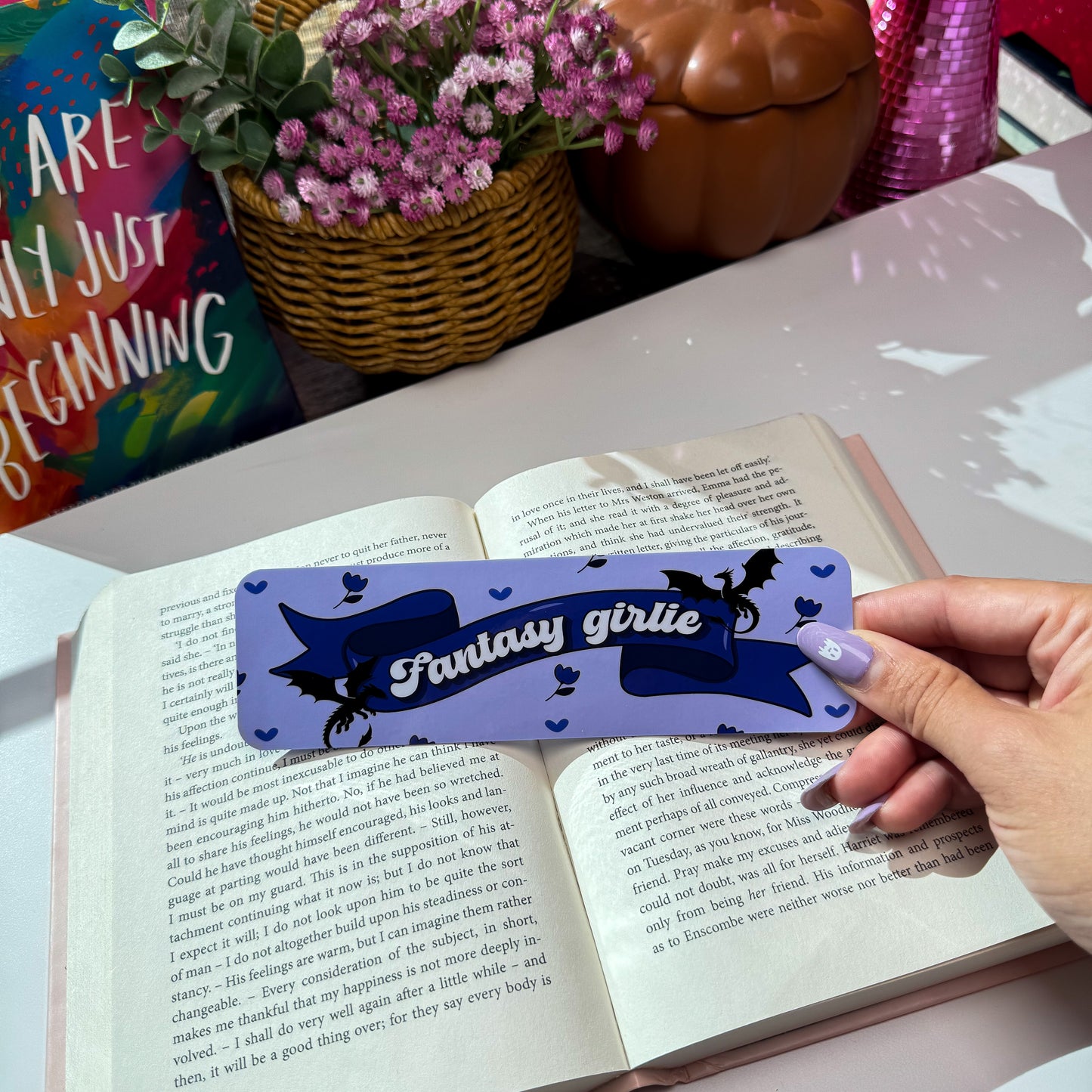 Fantasy Girlie & Bookish Girlie Bookmark