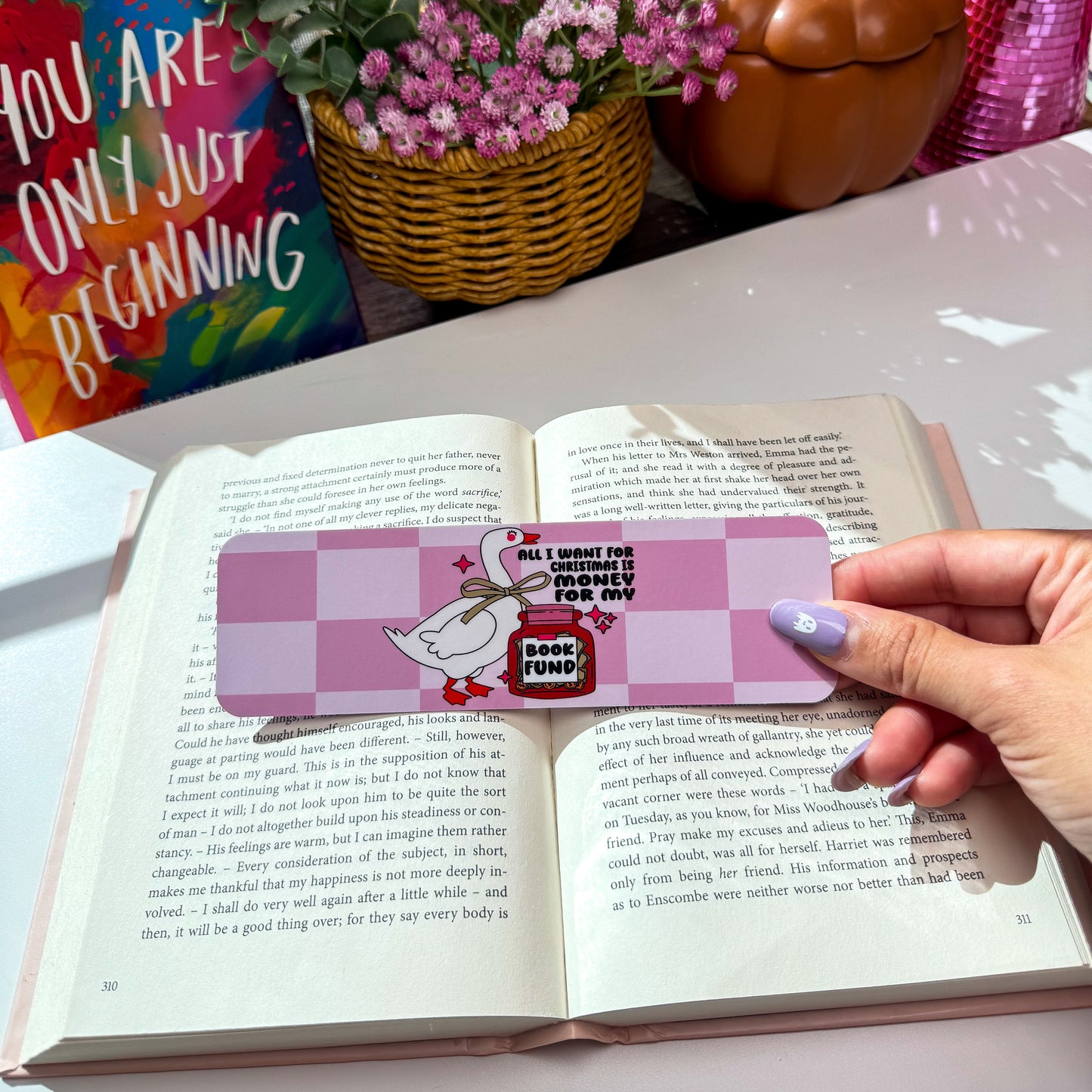 Book Fund Christmas Bookmark
