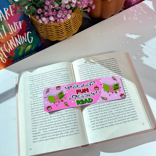 Oh What Fun It Is to Read Bookmark