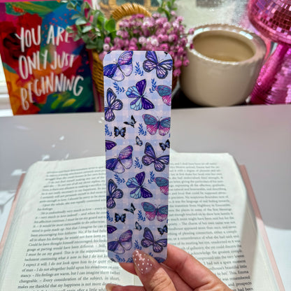 Purple Butterflies Bookmark